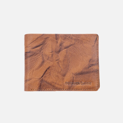 Mens Leather Wallet Thinnest Slim Wallet By Slender Snake
